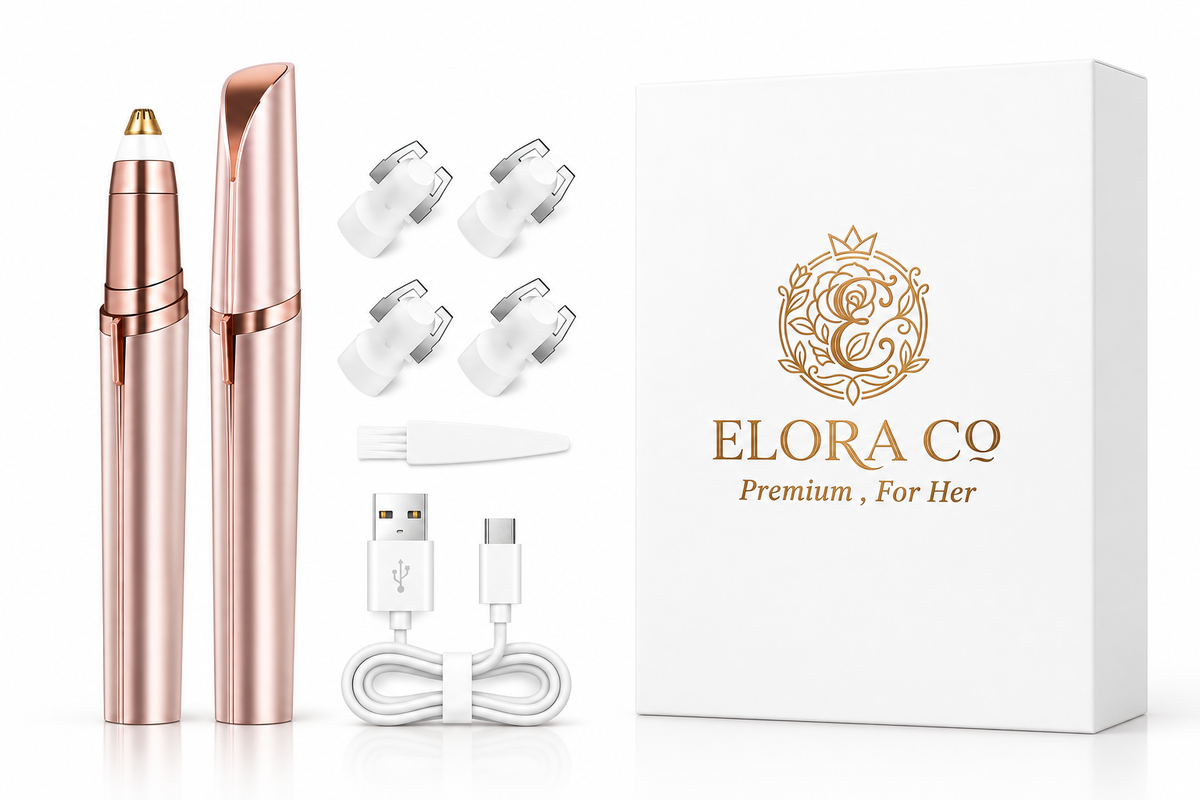 Elora Co Eyebrow Trimmer - Clean White Box