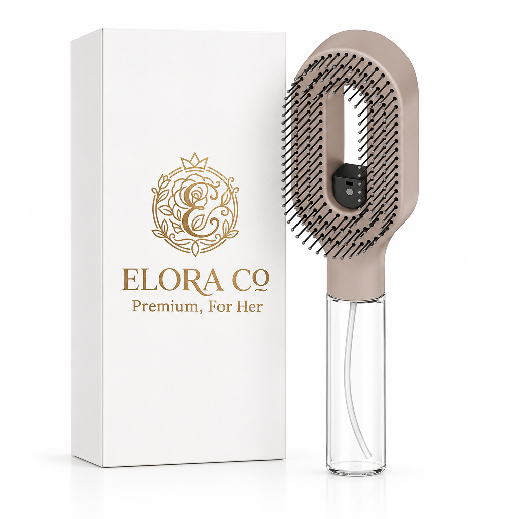 Elora Co - Hair Brush with Branded Box